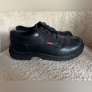 Red Wing Black Oxford Oil Slip Resistant Men Size 15 Shoes 6633 Steel Toe